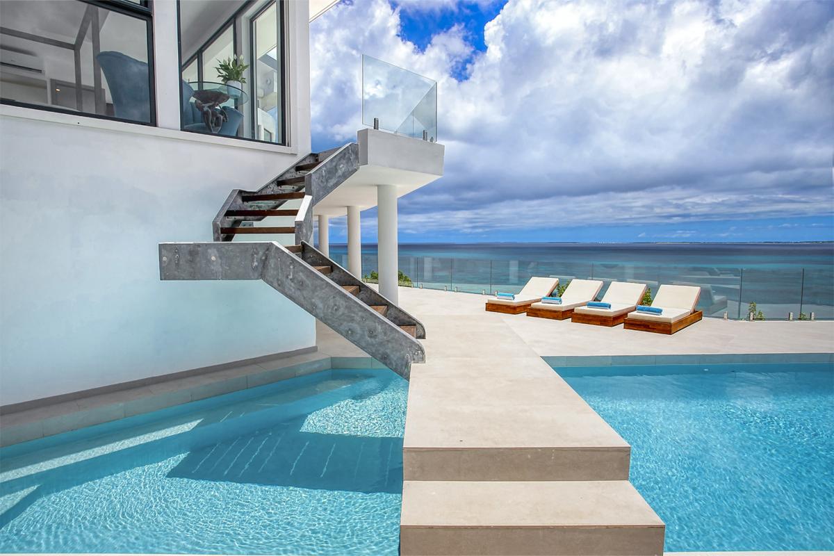 A louer villa 4 chambres Terres Basses Saint Martin_ Piscine - 3